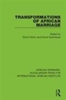 David Nyamwaya Parkin, David Nyamwaya, Nyamwaya David, David Parkin - Transformations of African Marriage