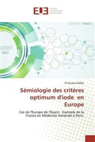 El Hassane Sidibé - Sémiologie des critères optimum d'iode en Europe