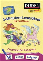 Susanna Moll, Sebastian Coenen - 3-Minuten-Leserätsel für Erstleser: Zauberhafte Fabelwelt