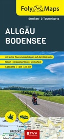 Bikerbette - TVV Touristik Verlag GmbH, Bikerbetten - TVV Touristik Verlag GmbH, Bikerbetten - TVV Touristik Verlag GmbH, Touristik, TVV Touristik Verlag GmbH - FolyMaps Karte Allgäu Bodensee 1:250 000