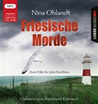 Nina Ohlandt, Reinhard Kuhnert - Friesische Morde, 2 Audio-CD, 2 MP3 (Hörbuch)