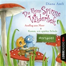 Diana Amft, Diana Amft - Die kleine Spinne Widerlich - 2 Geschichten - Ausflug ans Meer & Komm, wir spielen Schule, 1 Audio-CD (Livre audio)