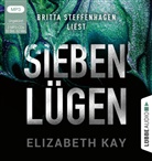 Elizabeth Kay, Britta Steffenhagen - Sieben Lügen, 2 Audio-CD, 2 MP3 (Audio book)