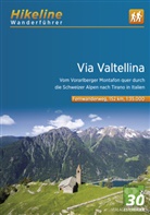 Esterbauer Verlag, Esterbaue Verlag, Esterbauer Verlag - Hikeline Wanderführer Via Valtellina