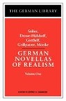 Jeffrey L Sammons, Jeffrey L. Sammons - German Novellas of Realism: Stifter, Droste Hulshoff, Gotthelf,