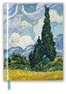 Flame Tree Studio - Vincent Van Gogh: Wheat Field With Cypresses (Blank Sketch Book)