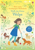 Fiona Watt, Lizzie Mackay - Mein erstes Anziehpuppen-Stickerbuch: Wuff, der kleine Welpe