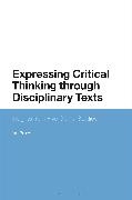 Dr Ian Bruce, Ian Bruce, BRUCE IAN - Expressing Critical Thinking through Disciplinary Texts Insights from Five Genre Studies