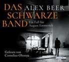 Alex Beer, Cornelius Obonya - Das schwarze Band, 6 Audio-CD (Audio book)