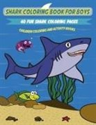 Amazing Activity Press, Amazing Activity Press - Shark Coloring Book for Kids