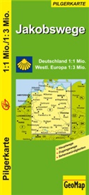 GeoMap, GeoMap - Jakobswege Deutschland und westliches Europa