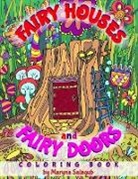 Maryna Salagub - Fairy houses and fairy doors coloring book