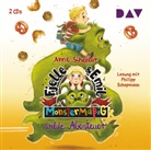 Anne Scheller, Nina Dulleck, Philipp Schepmann - Fjelle und Emil - Monstermäßig wilde Abenteuer, 2 Audio-CD (Audiolibro)