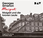 Georges Simenon, Walter Kreye - Maigret und die braven Leute, 4 Audio-CD (Audio book)