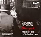 Georges Simenon, Walter Kreye - Maigret als möblierter Herr, 4 Audio-CD (Hörbuch)