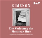 Georges Simenon, Benno Fürmann - Die Verlobung des Monsieur Hire, 4 Audio-CD (Audio book)