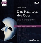 Gaston Leroux, Christoph Bantzer - Das Phantom der Oper, 1 Audio-CD, 1 MP3 (Hörbuch)