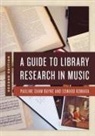 Pauline Shaw Bayne, Pauline Shaw Komara Bayne, Edward Komara - Guide to Library Research in Music