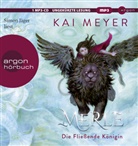Kai Meyer, Simon Jäger - Merle. Die Fließende Königin, 1 Audio-CD, 1 MP3 (Hörbuch)