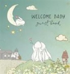Angelis Publications - BABY SHOWER GUEST BOOK with GIFT LOG (HARDCOVER) for Baby Naming Day, Baby Shower Party, Christening or Baptism Ceremony, Welcome Baby Party