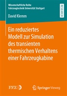David Klemm - Ein reduziertes Modell zur Simulation des transienten thermischen Verhaltens einer Fahrzeugkabine