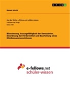 Manuel Anhold - Bilanzierung. Aussagefähigkeit der Kennzahlen, Einordnung der Fördermittel und Beurteilung eines Klinikzusammenschlusses