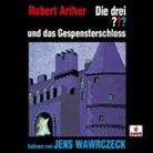Robert Arthur - Jens Wawrczeck liest ...und das Gespensterschloß, 4 Audio-CD (Audio book)