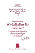 Horst Hartmann, Horst Hartmann (Prof. Dr.) - Wie kalkuliert Ihr Lieferant?