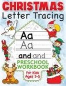 Big Dreams Art Supplies - Christmas Letter Tracing Preschool Workbook for Kids Ages 3-5