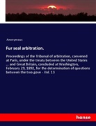 Anonymous - Fur seal arbitration.