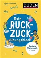 Claudia Fahlbusch, Judith Heger, Claus Stephan - Mein Ruckzuck-Übungsblock Deutsch/Mathe 1. Klasse