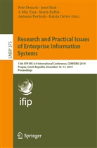 Jose Basl, Josef Basl, Katrin Detter, Petr Doucek, A Min Tjoa et al, Antonin Pavlicek... - Research and Practical Issues of Enterprise Information Systems