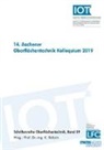 Kirste Bobzin, Kirsten Bobzin - 14. Aachener Oberflächentechnik Kolloquium 2019