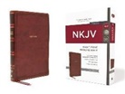 Thomas Nelson - NKJV Holy Bible, Giant Print Thinline Bible, Brown Leathersoft