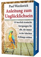 Paul Watzlawick - Anleitung zum Unglücklichsein (Kartenspiel)