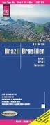 Reise Know-How Verlag Peter Rump - Reise Know-How Landkarte Brasilien / Brazil (1:3.850.000) - reiß- und wasserfest (world mapping project)