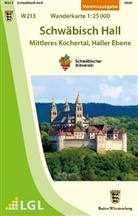 Schwäbische Albverein e V, Schwäbischer Albverein e V, Schwäbischer Albverein e.V. - W213 Schwäbisch Hall - Mittleres Kochertal, Haller Ebene