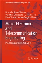 Valentina Emilia Balas, Korhan Cengiz, Valentin Emilia Balas, Valentina Emilia Balas, Le Hoang Son et al, Devendra Kumar Sharma... - Micro-Electronics and Telecommunication Engineering