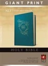 Tyndale - Holy Bible, Giant Print NLT (Red Letter, Leatherlike, Teal Blue)