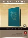 Tyndale - Holy Bible, Giant Print NLT (Red Letter, Leatherlike, Teal Blue, Indexed)