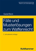 Jürgen Beck, Gunther Dietric Gade, Gunther Dietrich Gade - Fälle und Musterlösungen zum Waffenrecht