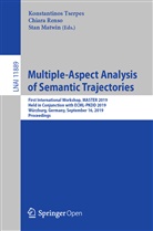 Stan Matwin, Chiar Renso, Chiara Renso, Konstantinos Tserpes - Multiple-Aspect Analysis of Semantic Trajectories