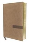 Nbla-Nueva Biblia de Las Américas, NBLA-Nueva Biblia de Las Américas - NBLA, Santa Biblia, Una columna con referencias, Letra Grande, Leathersoft, Beige, Palabras de Jesús en Rojo, Comfort Print