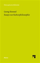 Georg Simmel, Geral Hartung, Gerald Hartung - Essays zur Kulturphilosophie