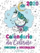 Gumdrop Press - Calendario da colorare 2020 unicorni e arcobaleni (edizione italiana)