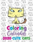 Gumdrop Press - Coloring Calendar 2020 Cute Cats