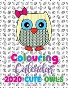Gumdrop Press - Colouring Calendar 2020 Cute Owls (UK Edition)