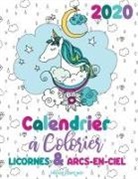 Gumdrop Press - 2020 Calendrier à colorier licornes & arcs-en-ciel (édition française)