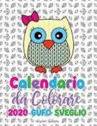 Gumdrop Press - Calendario da colorare 2020 gufo sveglio (edizione italiana)