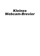 Sascha Büttner - Kleines Webcam-Brevier